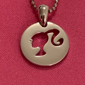 Barbie Rocks Sterling Silver 925 Round Silhouette Etsy