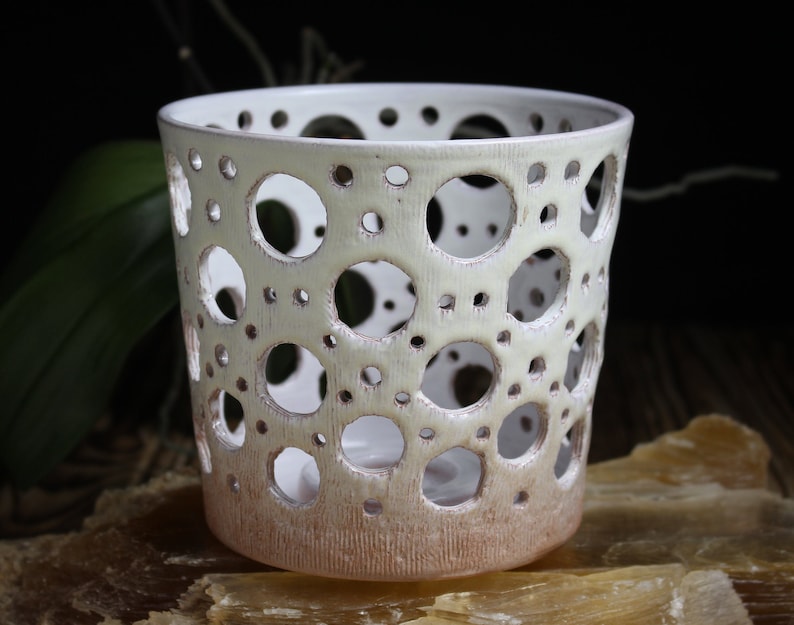 Large Orchids Pots Openwork ceramic pot with holes Fine Etsy