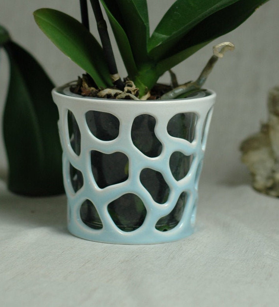 Small Orchids Pot Small Orchids Planter Ceramic Pot for Orchids