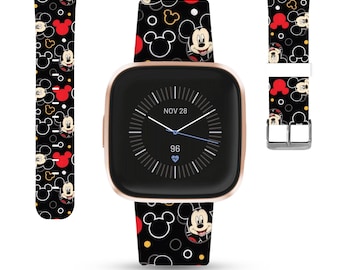 Fitbit versa bands disney | Etsy