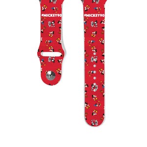 Cinturino Apple Watch 38 40 41 mm e 42 44 45 49 mm per tutte le serie, cinturino Apple Watch vintage da donna in silicone, rosso k199