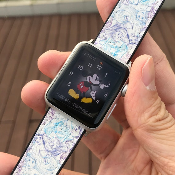 Princess Little Mermaid Apple Watch Band 38 40 41 Mm and 42 44 45