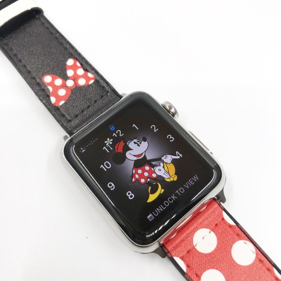 Minnie Mouse Mickey Mouse Apple Watch Strap Apple Watch Bands