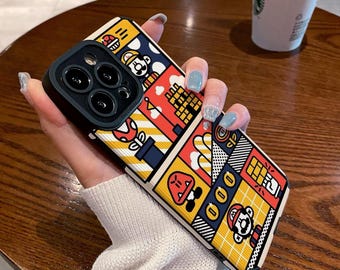 Funda para iPhone de Super Mario World: silicona protectora de diseño para todas las series - coob