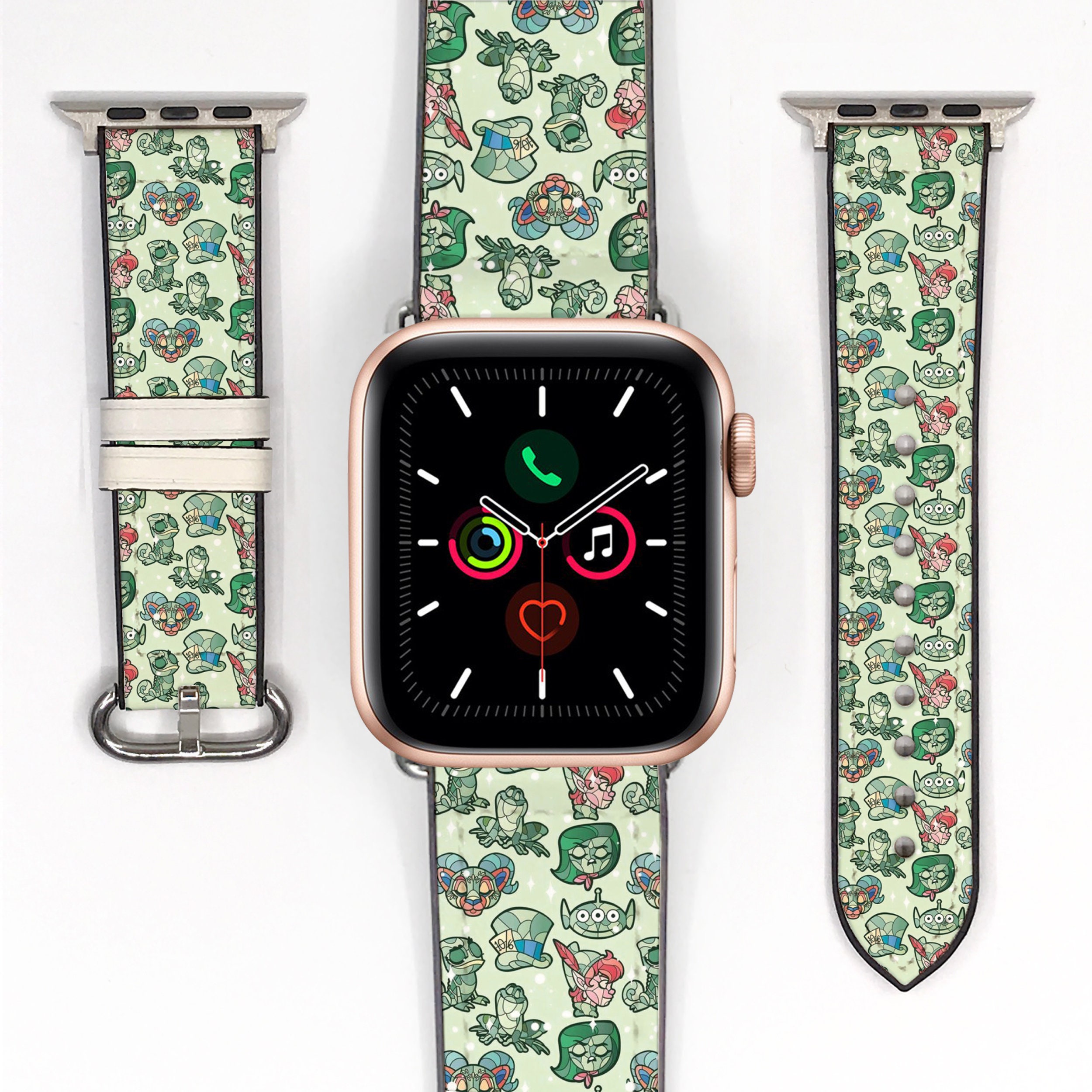 Theme Park Green Apple Watch Band 38 40 41 Mm and 42 44 45 