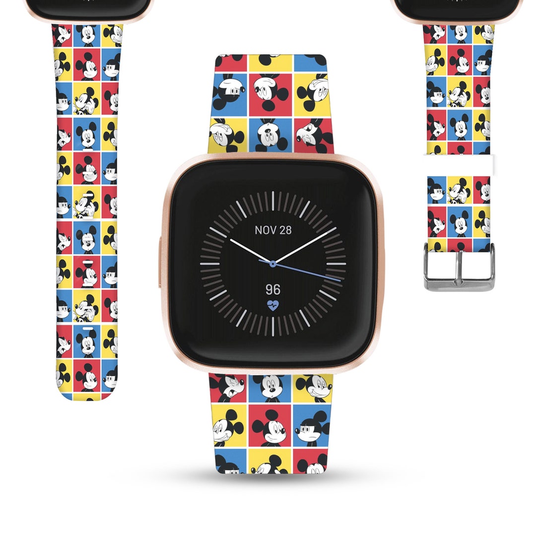 Theme Park Fitbit Versa 2 3 4 Lite / Sense 1 2 Band Disney Inspired PU