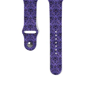 Bracelet Apple Watch pour parc à thème 38 40 41 mm et 42 44 45 49 mm pour toutes les séries, bracelet damas en silicone inspiré des méchants Disney k169