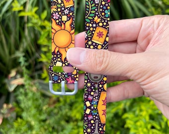 Rapunzel Galaxy Watch Band, Princess Disney Inspired, Silicone Strap, kd-aoae