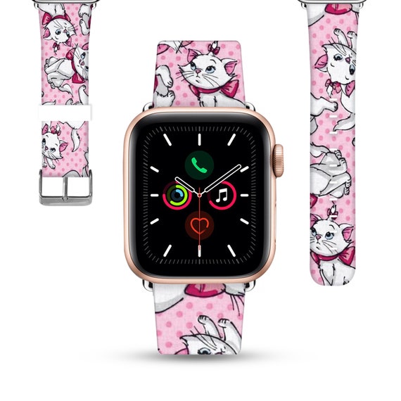 Cute Kitten Cat Apple Watch Band 38 40 42 44 mm roze | Etsy België