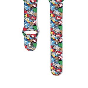 Super Hero Apple Watch Band: Silicone iWatch Strap