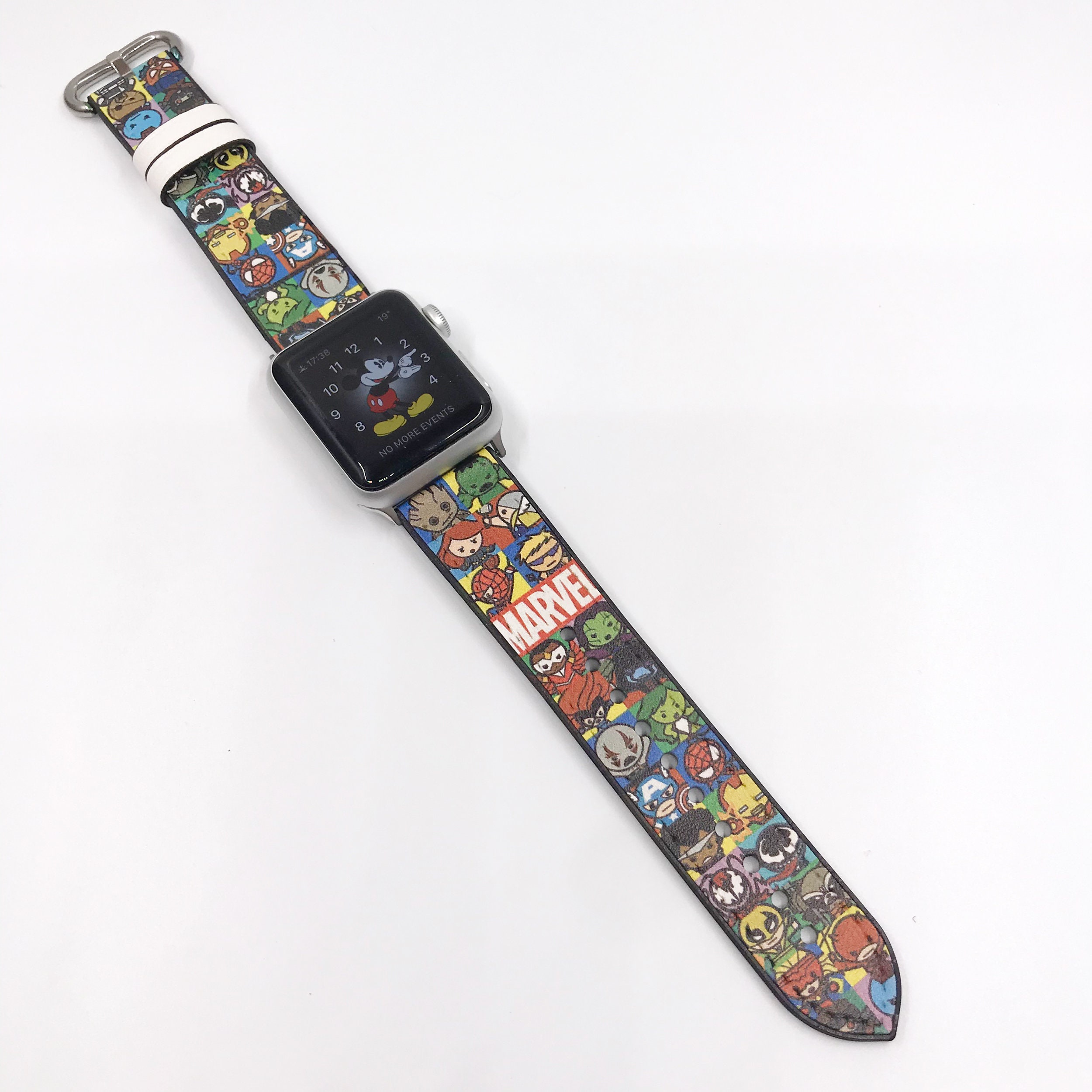Marvel Super Hero Silicone Strap For GT4 Apple watch band 44mm