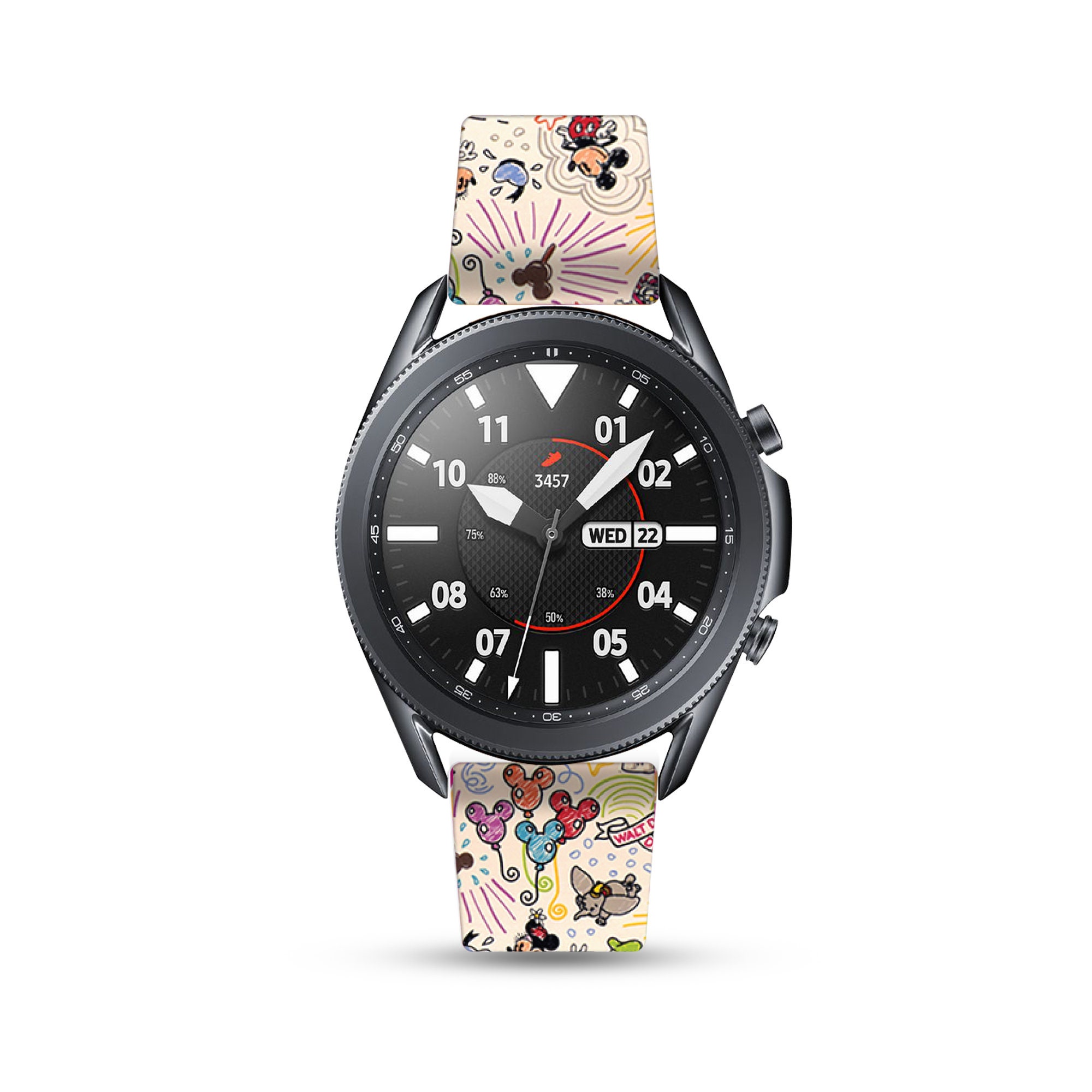 Theme Park Galaxy Watch 6 Classic Band Disney inspired print PU