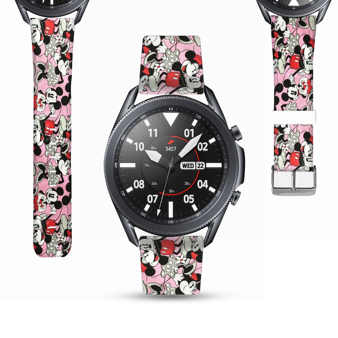 Mickey Mouse Galaxy Watch Band, Disney Inspired Silicone Strap, Kd-dob ...