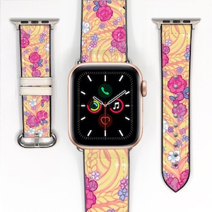 Princess Rapunzel Apple Watch Band 38 40 41 mm and 42 44 45 49 mm, silicon watch strap for All Series, Fitbit Samsung iwatch strap kd-aabb