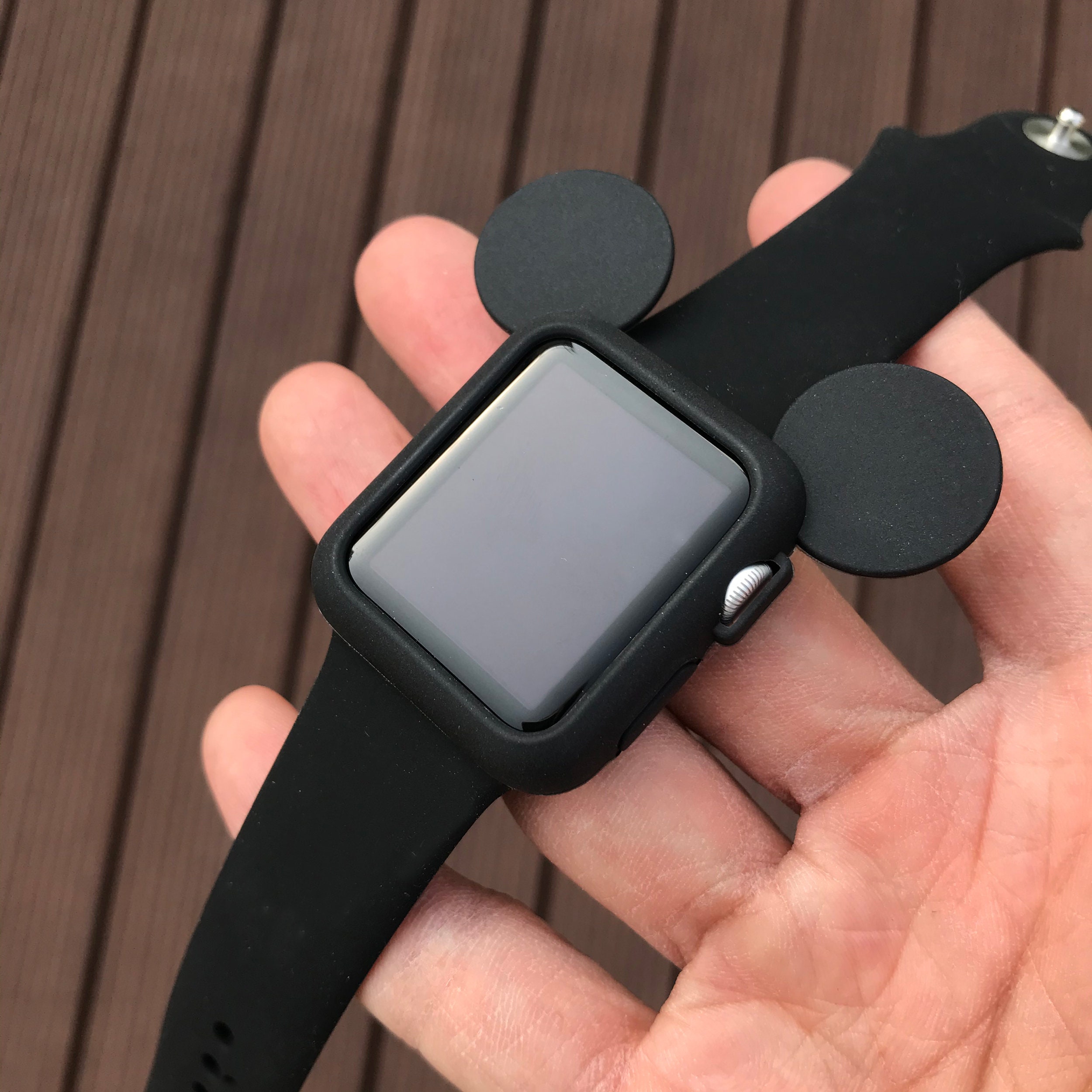 Black Mouse Ears. Mouse Apple Watch Ears Case for 38 40 42 44 Mm Watch. Disney Ears. Disney Watch. Silicone Case Etsy