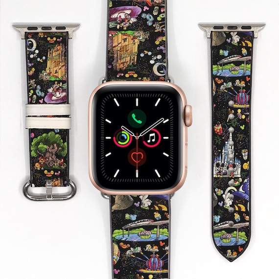 【Disney】US Disney Parks プライド Apple Watchバンド Disney Parks D-Tech Apple Watch Band -Mickey Mouse & Friends