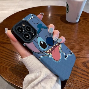 iPhone-hoesje themapark, Disneyblauw Stitch iPhone 16 Pro Max-hoesje, lilo and stitch iPhone 15+ hoesje, iPhone 14-hoesje en meer, cdogf