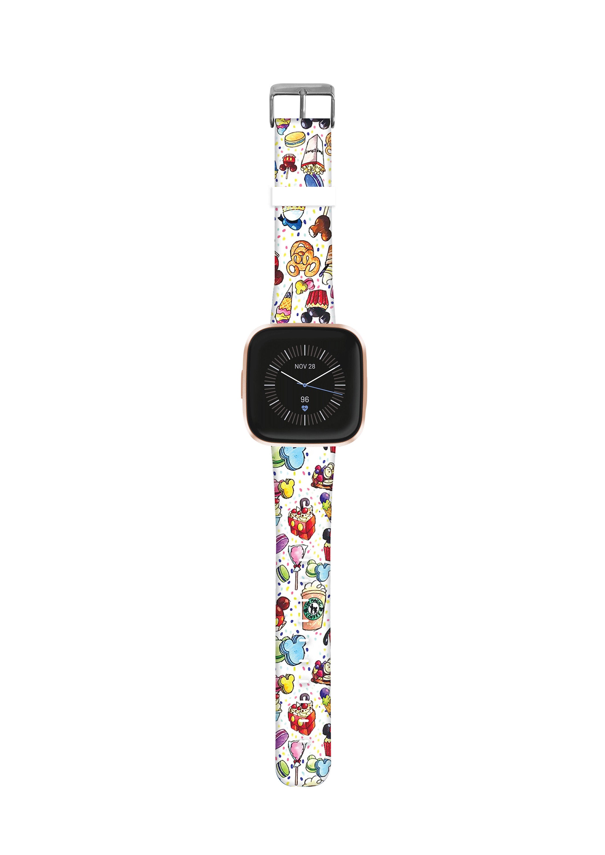 Theme Park Sweet Treat Fitbit versa sense Band Disney inspired  Silicone strap for Fitbit charge Disney Vacation kd-fcc