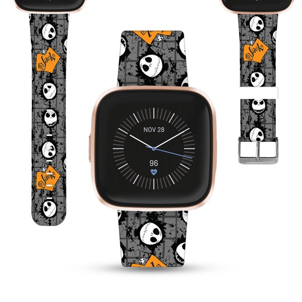 Nightmare Before Christmas Fitbit Band: Jack Skellington Silicone Strap