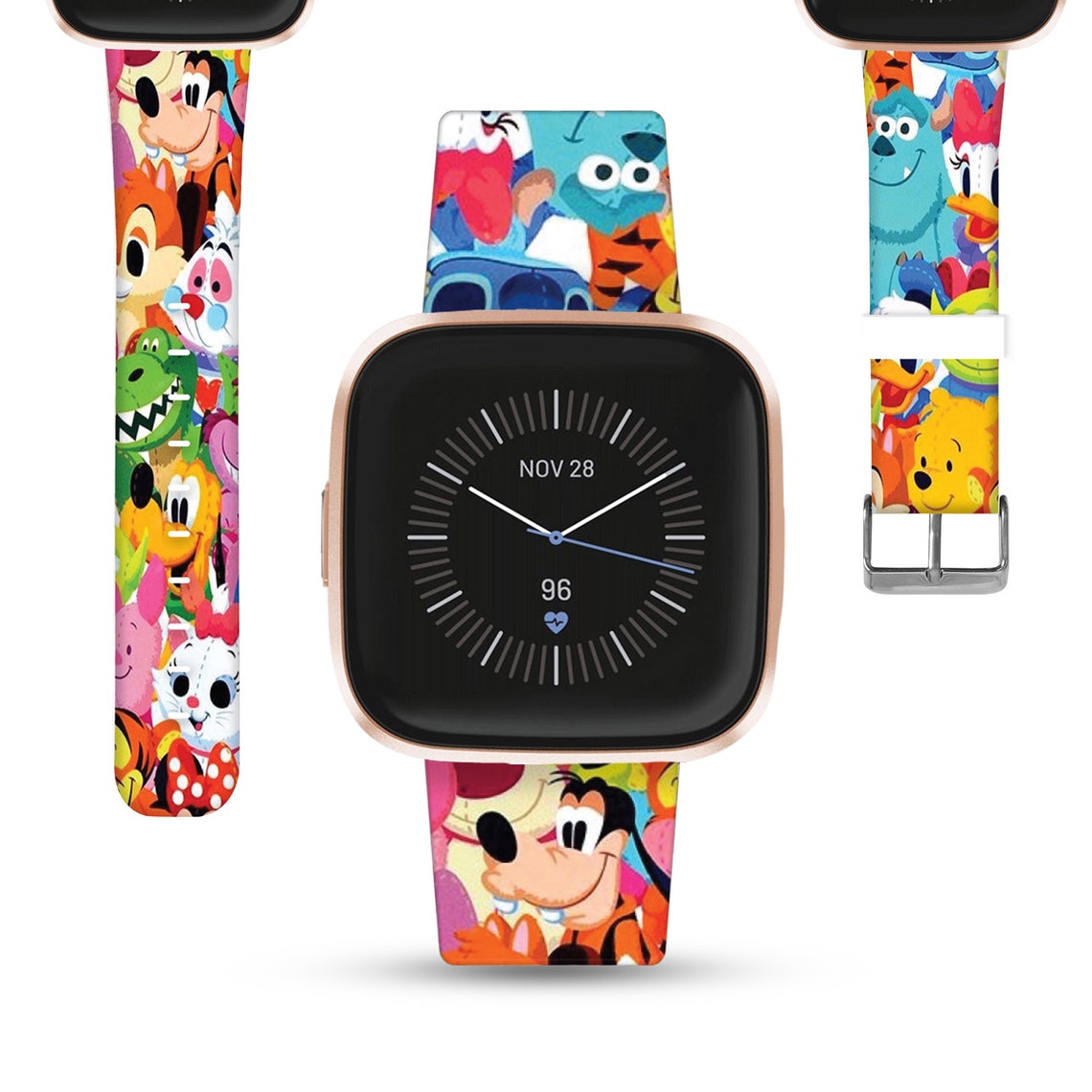 Theme Park Fitbit versa 2 / Lite Band Disney inspired print Etsy