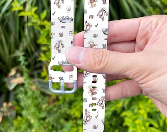 Winnie the pooh and friends Fitbit versa 2 3 4 Lite band sense Band Disney inspired print, Silicon strap for Fitbit charge 3 4 5 6, kd-hhe