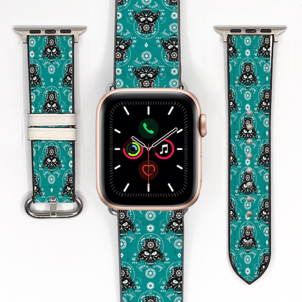 Disney inspired Apple Watch Band 38 40 41 mm and 42 44 45 49 mm for All Series, Mandala style silicon watch strap, Disney Vacation 114