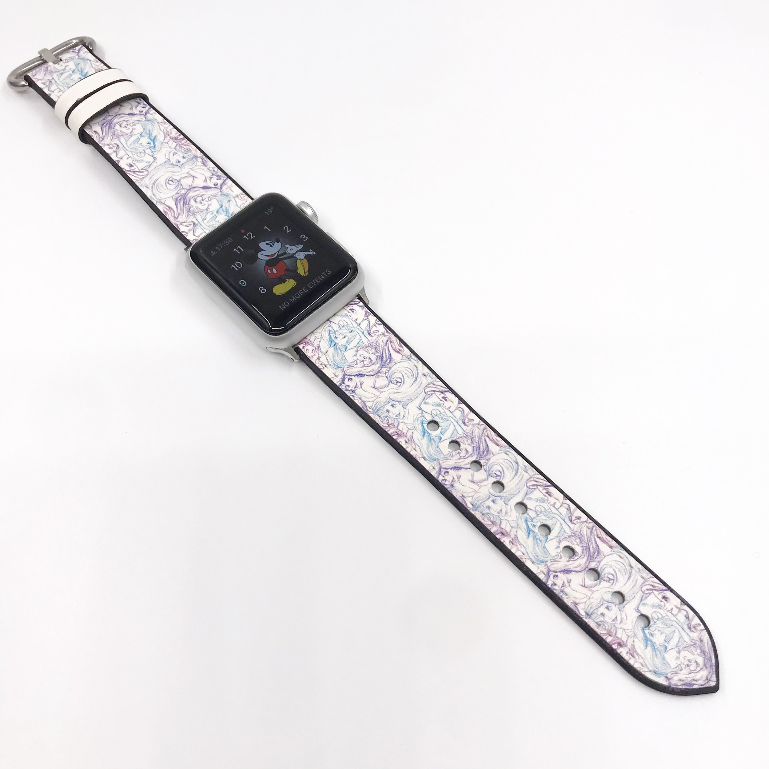 Little Mermaid Faux Leather Apple Watch Band, All Series - Etsy