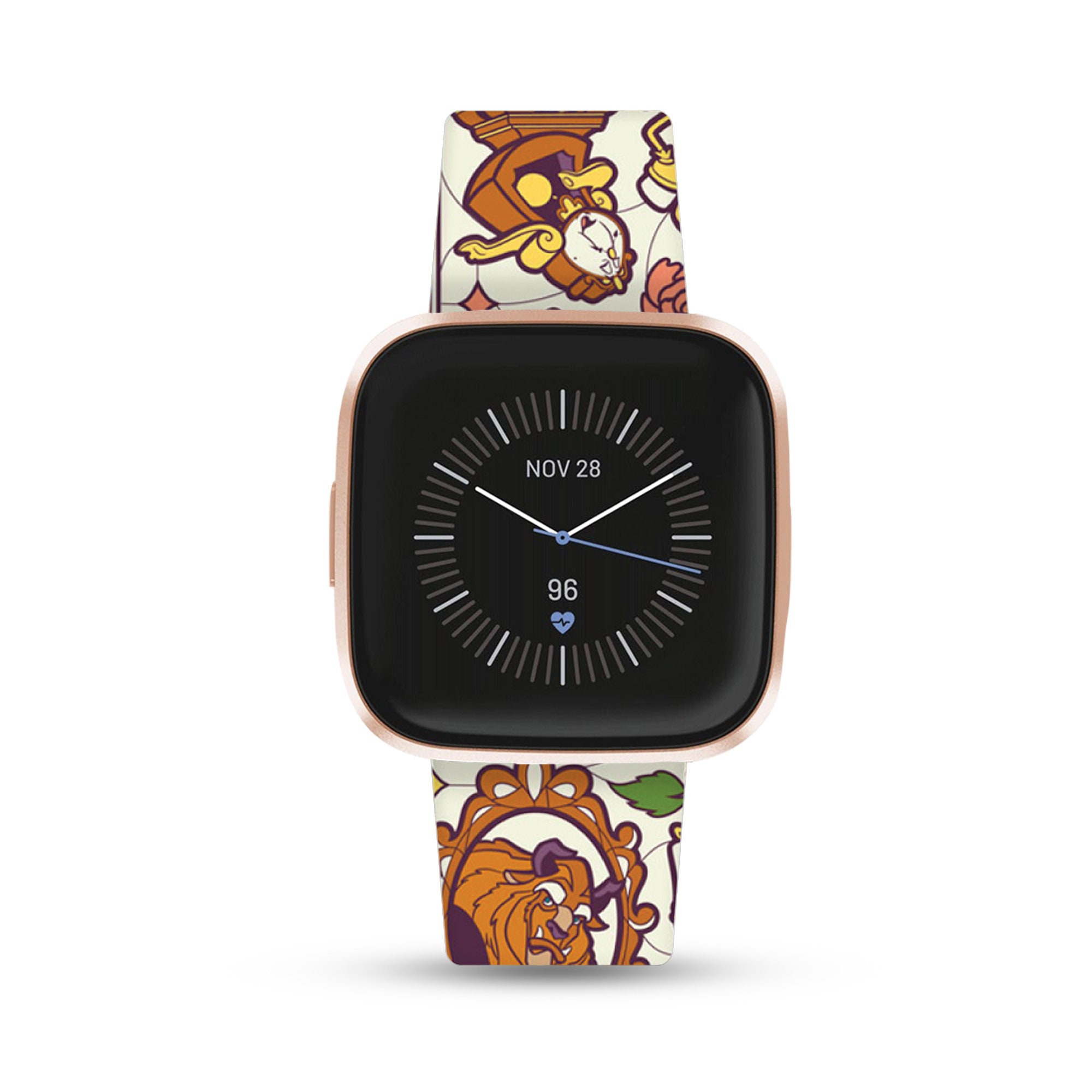Beauty and the Beast Fitbit Versa 2 3 4 Lite Band Disney 