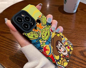 Toy Story iPhone Case: Woody and Aliens Protective Design for All Series - cafhg