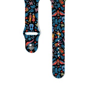 Cartoon character Apple Watch Band 38 40 41 mm and 42 44 45 49 mm for All Series, Silicone iwatch strap, Disney Cruise Vacation k78