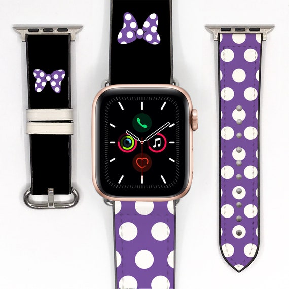 Watch Me Creations Disney Mickey & Minnie Lilac Apple Watch Band Mickey & Minnie Apple Watch Band – Lilac Case main image 2