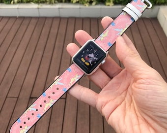 US Disney Parks限定☆Apple Watchストラップ ジャック Disney titch-Apple Watch用シリコンストラップ,5,44,40,41,38mm