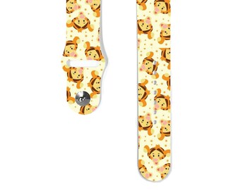 Correa Tigger para Apple Watch: Correa de silicona y cuero con diseño de parque temático para todas las series, k277