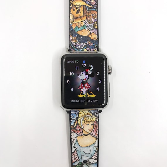 Princess Apple Watch Band, Faux Leather Disney Style - Etsy display picture 3