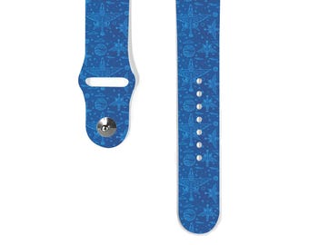 Star Wars Apple Watch Band Silicone Strap, 38mm 40mm 41mm 42mm 44mm 45mm 46mm 49 mm for All Series - k480