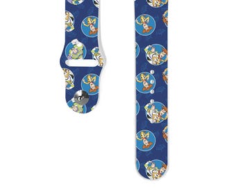 Toy Story Apple Watch Band: Cartoon Silicone iWatch Strap for All Series, k309