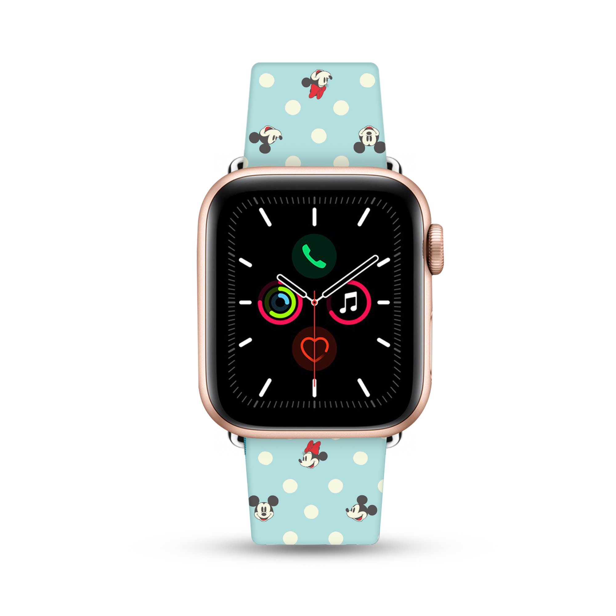 Green Polka Dot Apple Watch Band Women 