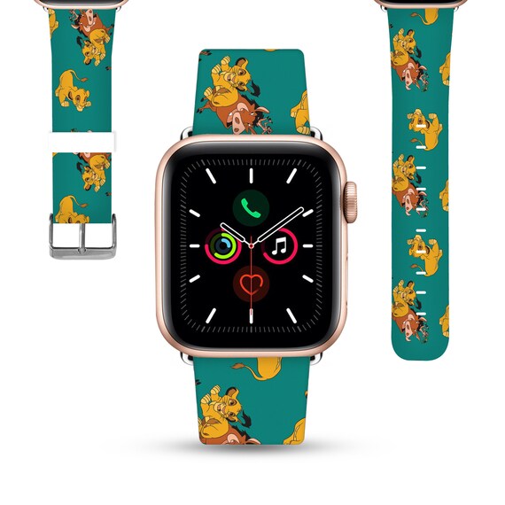 Apple Watch Band 38 40 42 44 mm correa de cuero de PU | Etsy España