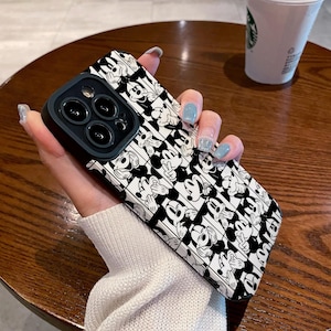Custodia per iPhone con tema parco a tema, custodia bianca per iPhone 16 Pro Max con Topolino Disney, custodia per iPhone 15+, custodia per iPhone 14, custodia per iPhone SE e altro, cdgfc