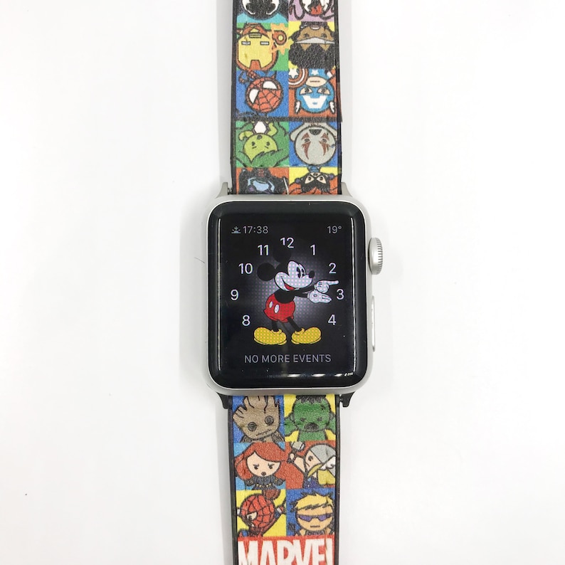 Super Hero Apple Watch Band 38 40 42 44 mm Marvel inspired
