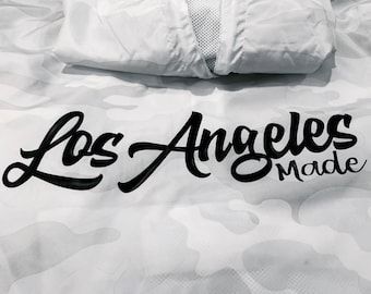 Los Angeles Made Cropped Camo Windbreaker