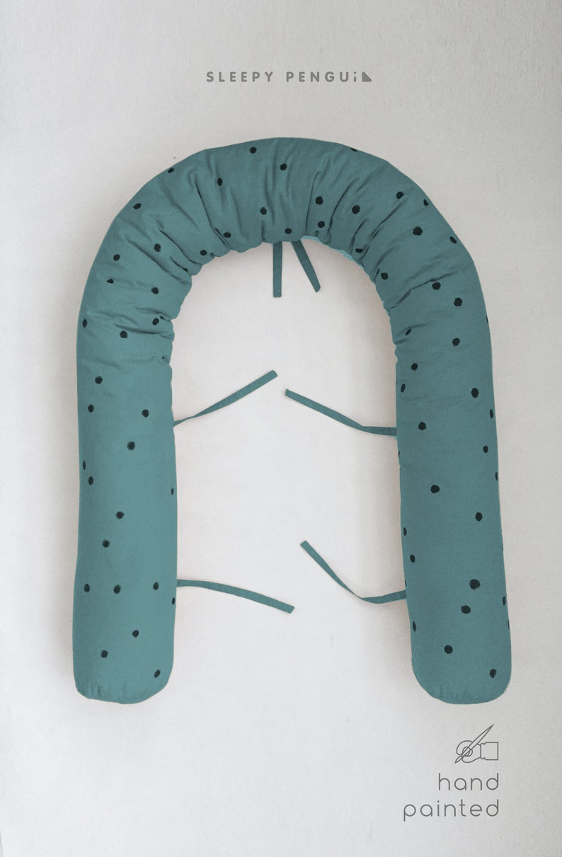 Toddler Bed Pillow Bumper Bed Pillow Crib Bumper Montessori Etsy