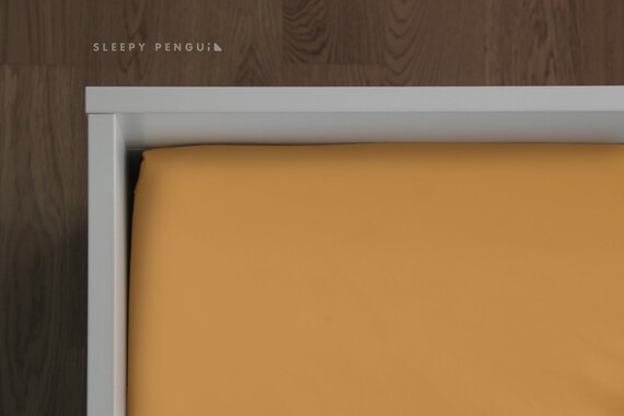mustard cot sheet