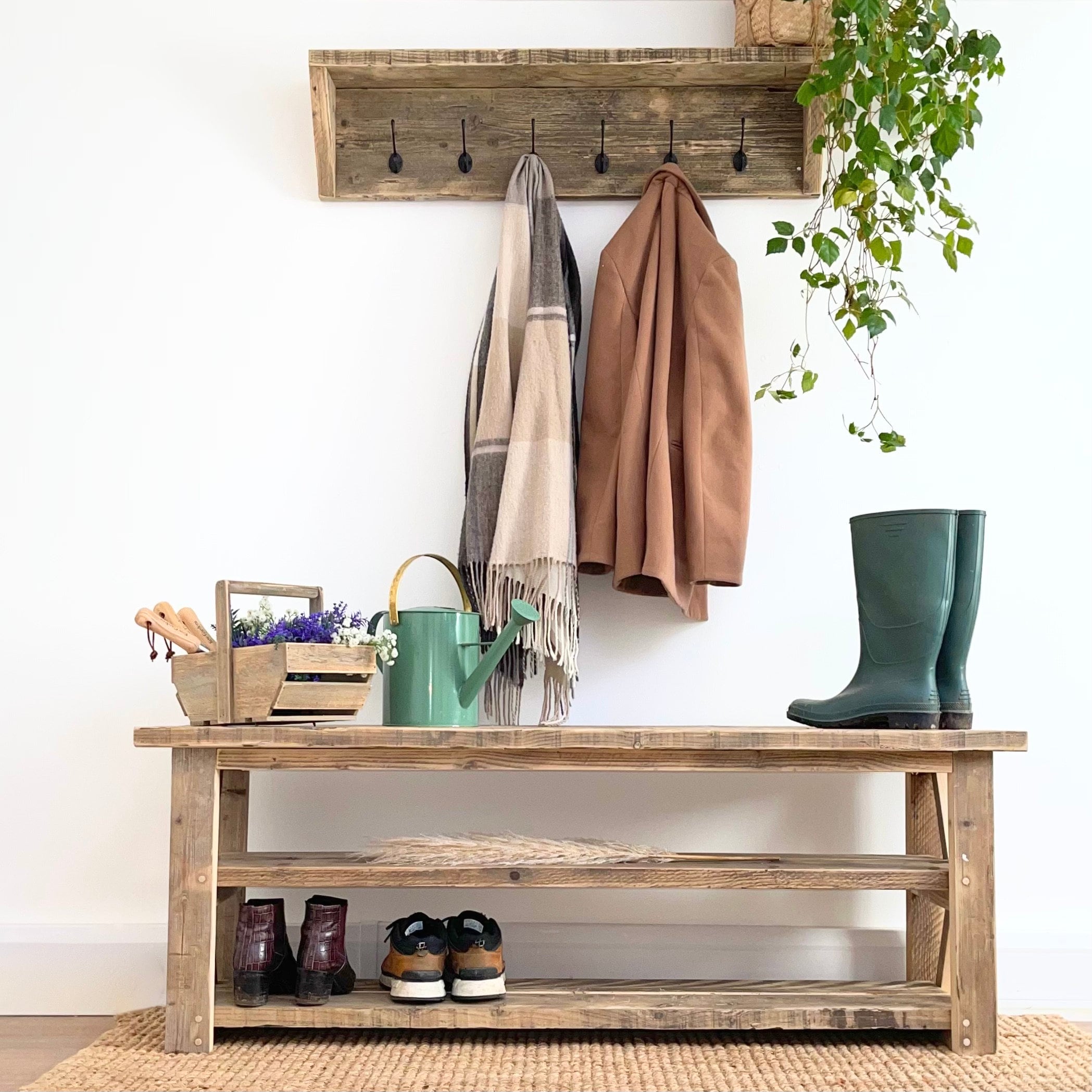 Entryway shelving unit deals