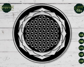 Free Free 227 Flower Of Life Mandala Svg SVG PNG EPS DXF File