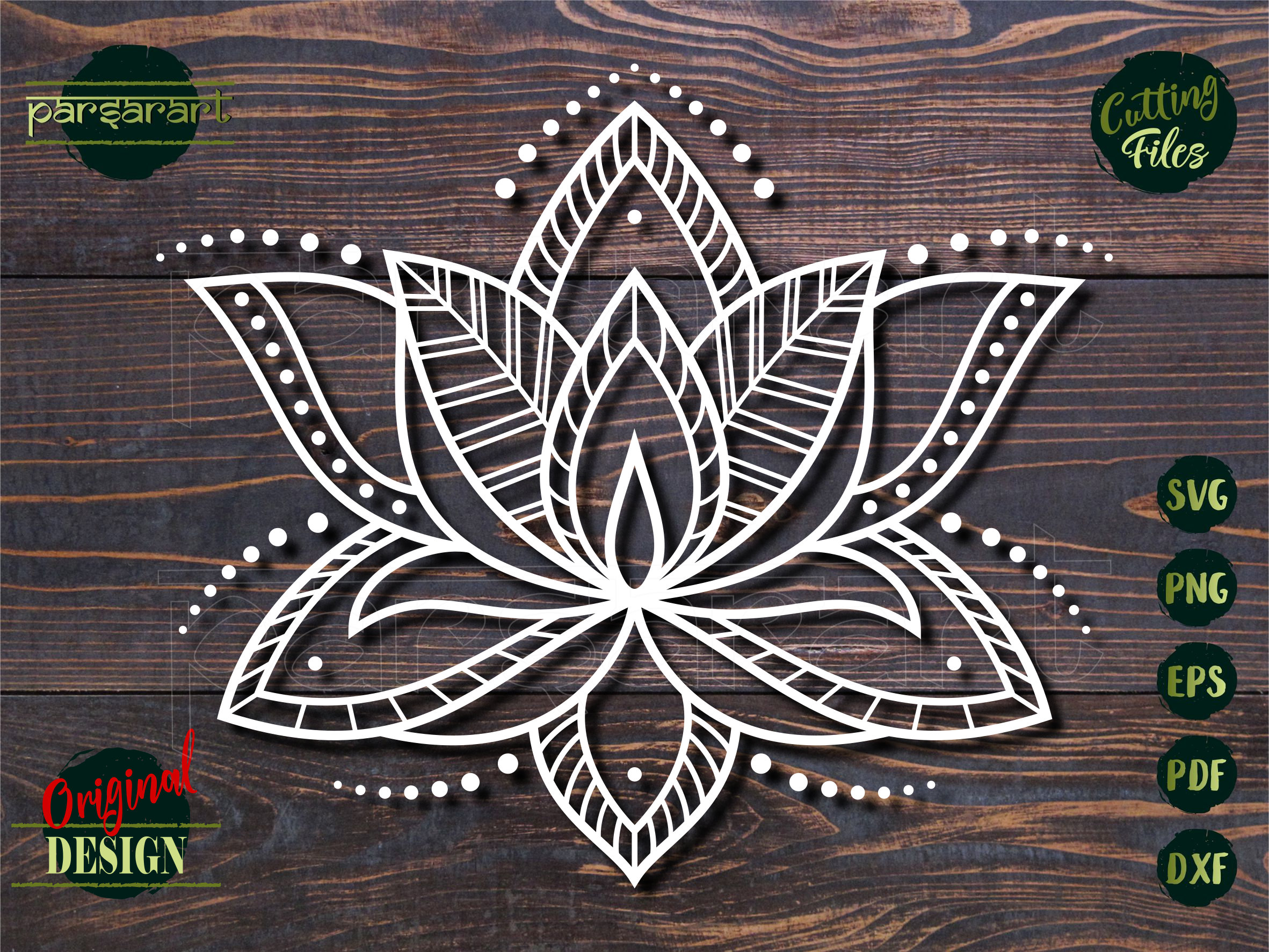 Lotus Flower Mandala SVG, Floral SVG, Lotus Flower Clipart Yoga SVG ...