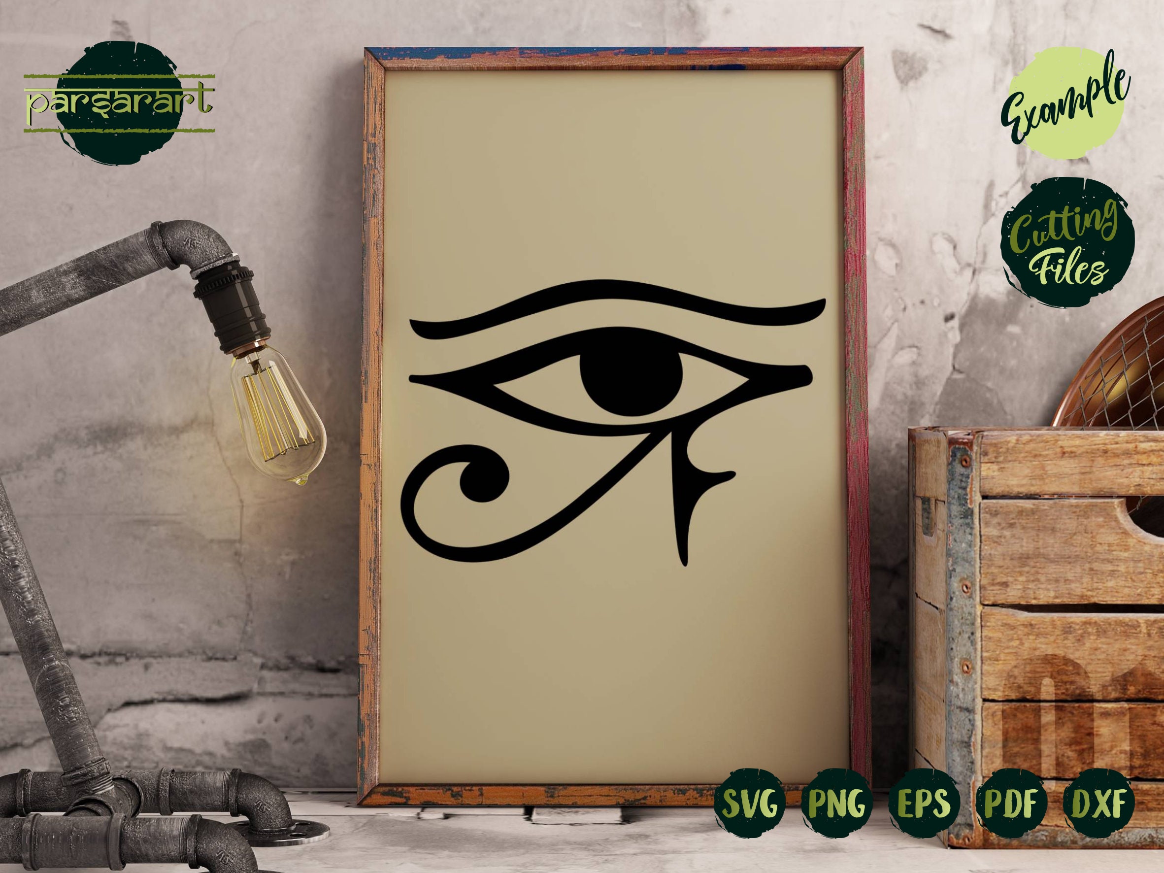 Eye of Horus SVG Egyptian Symbol SVG Hieroglyphs Vector Egypt Eye ...