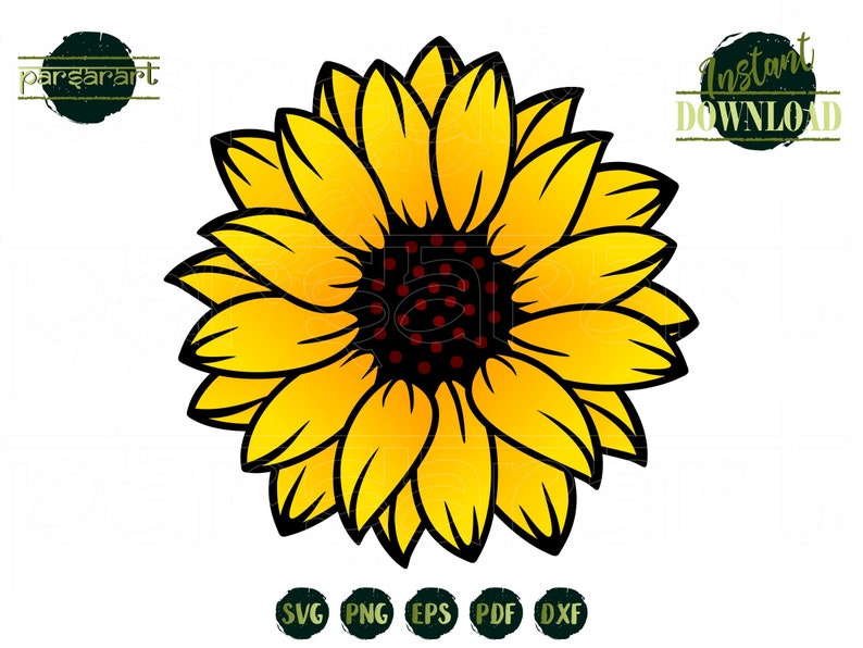 Free Free Sunflower Layered Svg 433 SVG PNG EPS DXF File