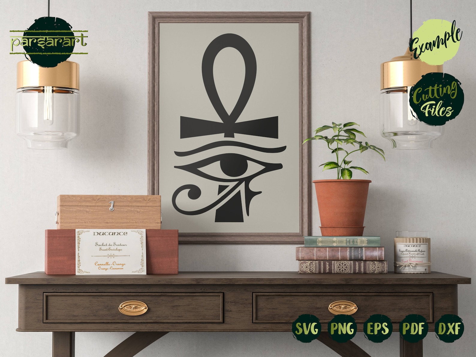 Eye of Horus SVG, Ankh Cross SVG Egyptian Symbol SVG Hieroglyphs Vector ...