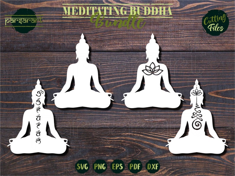 Meditation SVG Unalome Symbol Yoga SVG Chakra Svg Lotus Flower Vector Digital Cut File CricutSilhouette Eps Png Dxf Buddha SVG Bundle